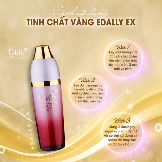 CÁCH SỬ DỤNG TINH CHẤT VÀNG EDALLY EX HIỆU QUẢ NHẤT