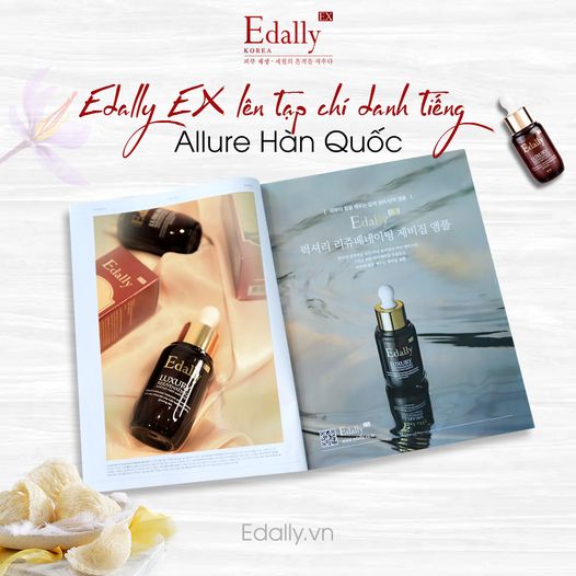 EDALLY EX TỰ HÀO XUẤT HIỆN TRÊN TẠP CHÍ LÀM ĐẸP DANH TIẾNG ALLURE CỦA HÀN QUỐC