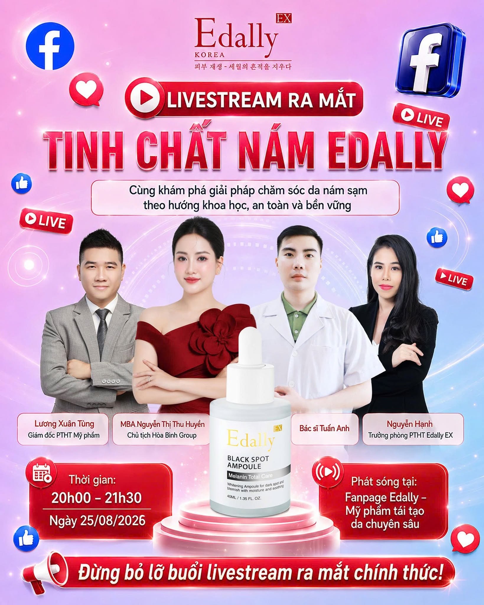 LỄ RA MẮT TINH CHẤT NÁM EDALLY EX CHÍNH THỨC LÊN SÓNG