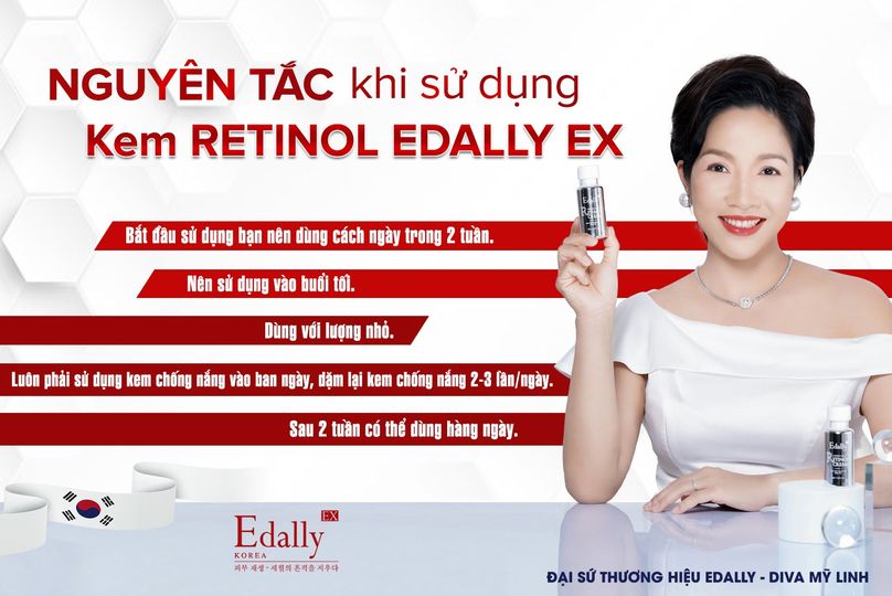 NHỮNG NGUYÊN TẮC KHI SỬ DỤNG KEM RETINOL EDALLY EX 