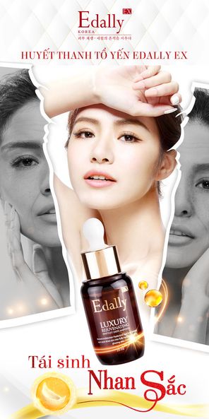 TÁI SINH NHAN SẮC VƠI HUYẾT THANH TỔ YẾN EDALLY