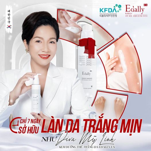 Sở hữu làn da trắng mịn nhu Diva Mỹ Linh