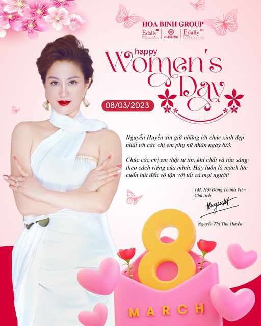 HAPPY WOMEN’S DAY! Xin gửi lời chúc yêu thương nhất đến tất cả các chị em phụ nữ