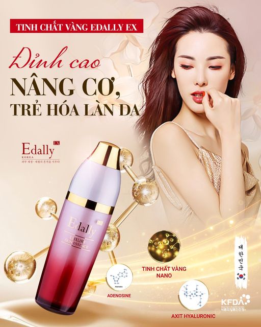Tinh chất vàng 24K Edally Ex- Đỉnh cao nâng cơ, trẻ hóa
