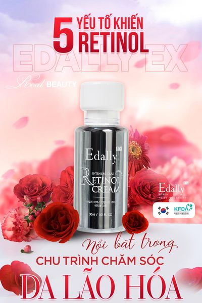 5 yếu tố khiến Retinol Edally Ex luôn nổi bật trong chu trình chăm sóc da lão hóa