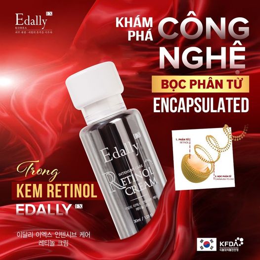 Công nghệ Encapsulated trong kem Retinol Edally EX 