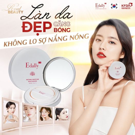 Phấn nước Edally - Làn da đẹp căng bóng, không lo sợ nắng nóng