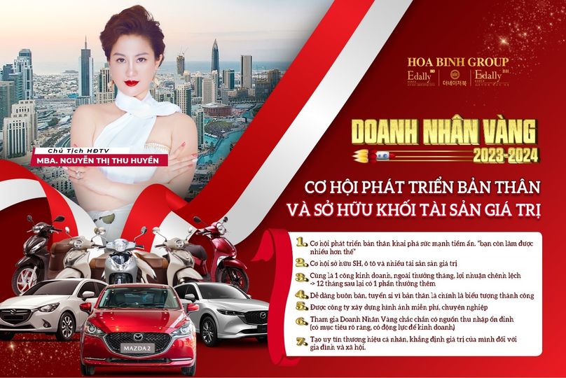Những lý do nên tham gia doanh nhân vàng 2023 - 2024