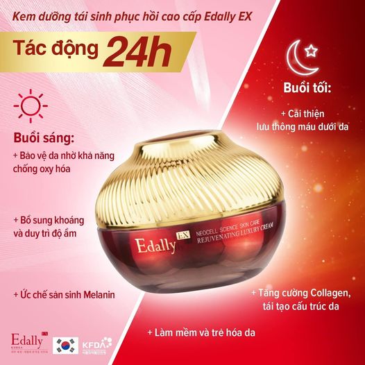 NGĂN NGỪA NÁM CÙNG KEM DƯỠNG TÁI SINH PHỤC HỒI CAO CẤP EDALLY EX
