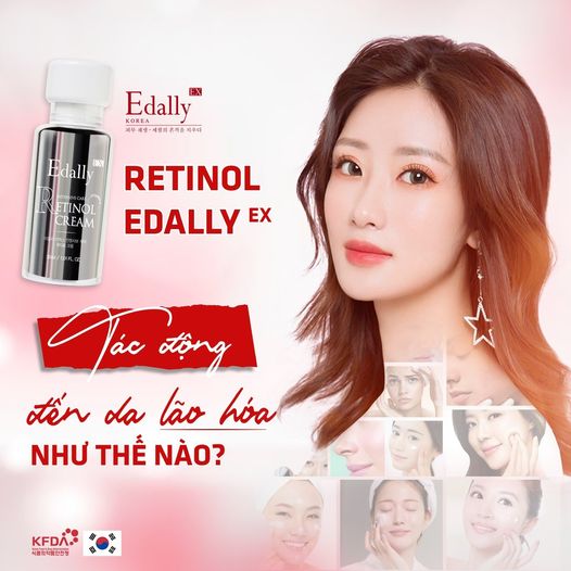 Tác dụng của Retinol Edally EX với da lão hóa 