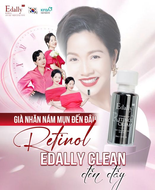 Già Nhăn Nám Mụn đến đâu - Retinol Edally Clean đến đấy