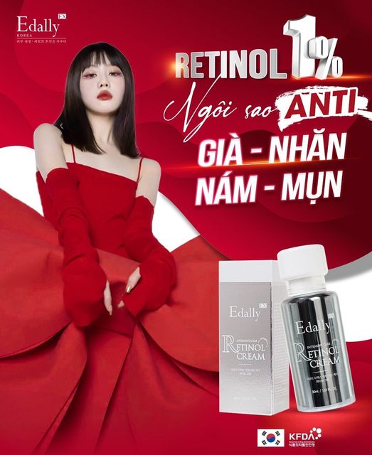 Retinol Edally EX 1% - Ngôi sao Anti Già - Nhăn - Nám - Mụn