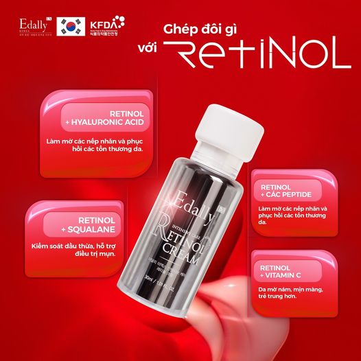 Ghép đôi gì với Retinol