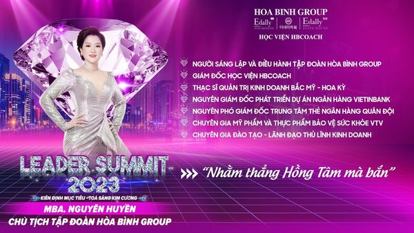 PROFILE SIÊU CHẤT CỦA GIẢNG VIÊN CHƯƠNG TRÌNH LEADER SUMMIT 2023 CHÍNH THỨC RA MẮT
