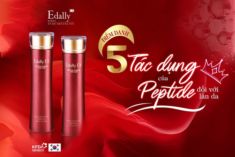 Cùng Edally Điểm Danh 5 Tác Dụng Của Peptide Đối Với Làn Da