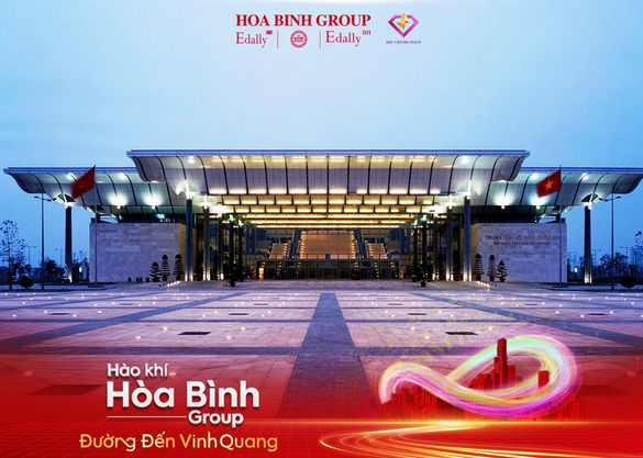 BẬT MÍ HỘI TRƯỜNG SIÊU HOÀNH TRÁNG TỔ CHỨC SỰ KIỆN HÀO KHÍ HÒA BÌNH GROUP