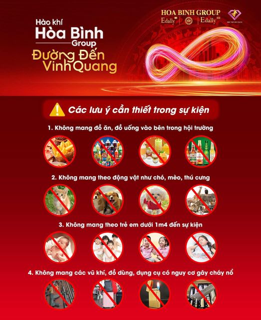 MỘT VÀI LƯU Ý CẦN THIẾT TRONG SỰ KIỆN HÀO KHÍ HÒA BÌNH GROUP - ĐƯỜNG ĐẾN VINH QUANG