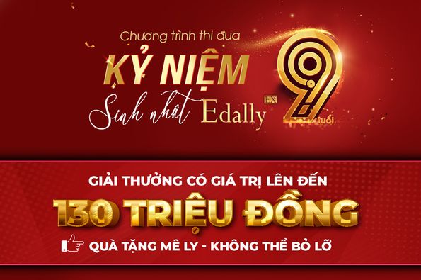 MỪNG SINH NHẬT EDALLY EX 9 TUỔI