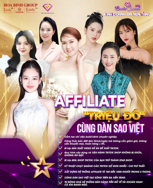 AFFILIATE "TRIỆU ĐÔ" CÙNG DÀN SAO VIỆT