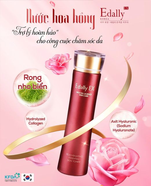 Nước Hoa Hồng Edally EX - "Trợ Lý" Hoàn Hảo Cho Công Cuộc Chăm Sóc Da 