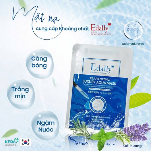 MẶT NẠ KHOÁNG EDALLY EX - Da căng bóng, trắng mịn, ngậm nước!