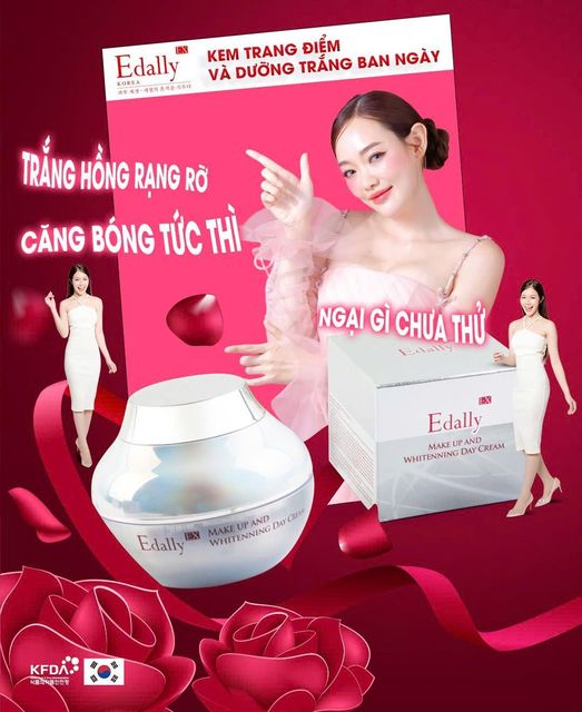 Kem makeup Edally EX - Trắng hồng rạng rỡ - Căng bóng tức thì, ngại gì chưa thử 
