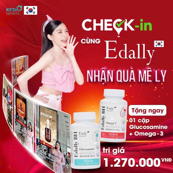 Check in cùng Edally, nhận quà mê ly