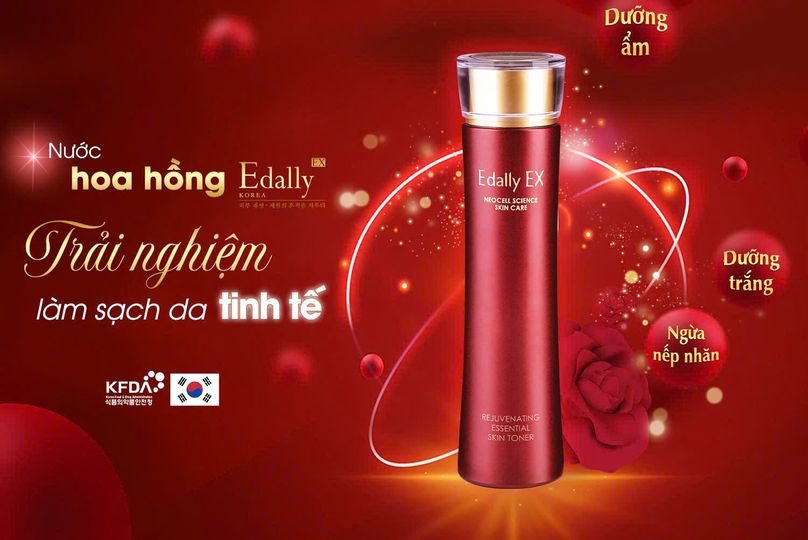 Nước hoa hồng Edally – Trải nghiệm làm sạch da tinh tế, dưỡng da săn chắc mỗi ngày