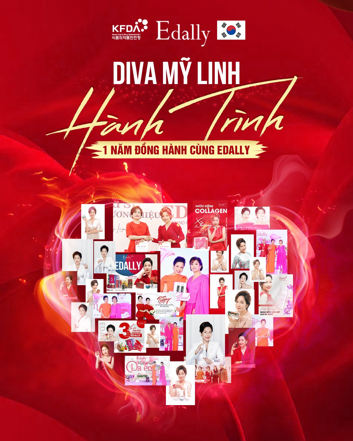Diva Mỹ Linh - Hành trình 1 năm đồng hành cùng thương hiệu Edally.