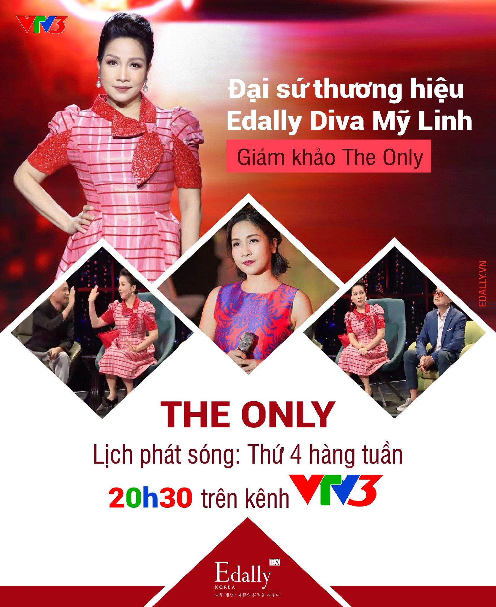 ĐẠI SỨ THƯƠNG HIỆU EDALLY DIVA MỸ LINH  𝐆𝐢𝐚́𝐦 𝐤𝐡𝐚̉𝐨 “𝐓𝐡𝐞 𝐎𝐧𝐥𝐲 - 𝐕𝐓𝐕𝟑” 