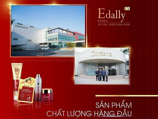 Mỹ Phẩm Hàn Quốc Edally EX được nghiên cứu, phát triển và sản xuất bởi 2 nhà máy danh tiếng là Cosmax và Coreana