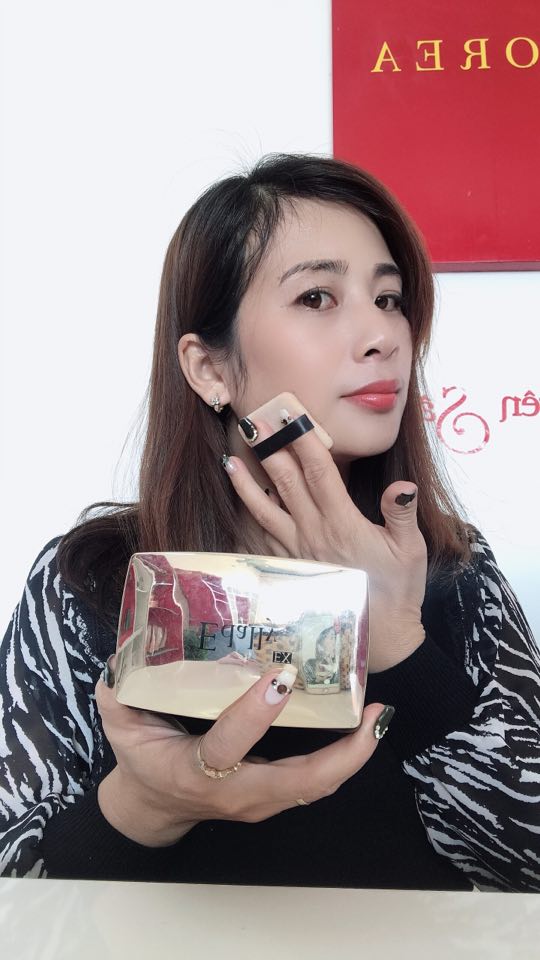 phấn phủ dưỡng ẩm kiềm giàu Edally 2