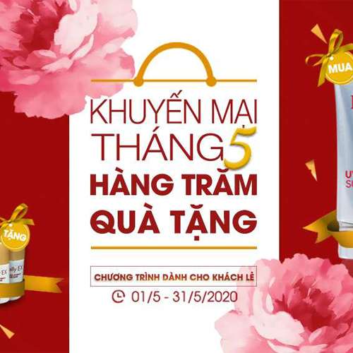 KHUYẾN MẠI THÁNG 5 HÀNG TRĂM QUÀ TẶNG