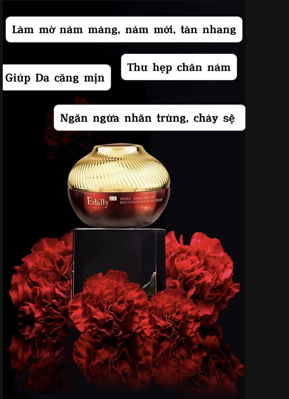 Giữ trọn thanh xuân với làn da đẹp không tì vết cùng KEM DƯỠNG TÁI SINH PHỤC HỒI CAO CẤP EDALLY EX